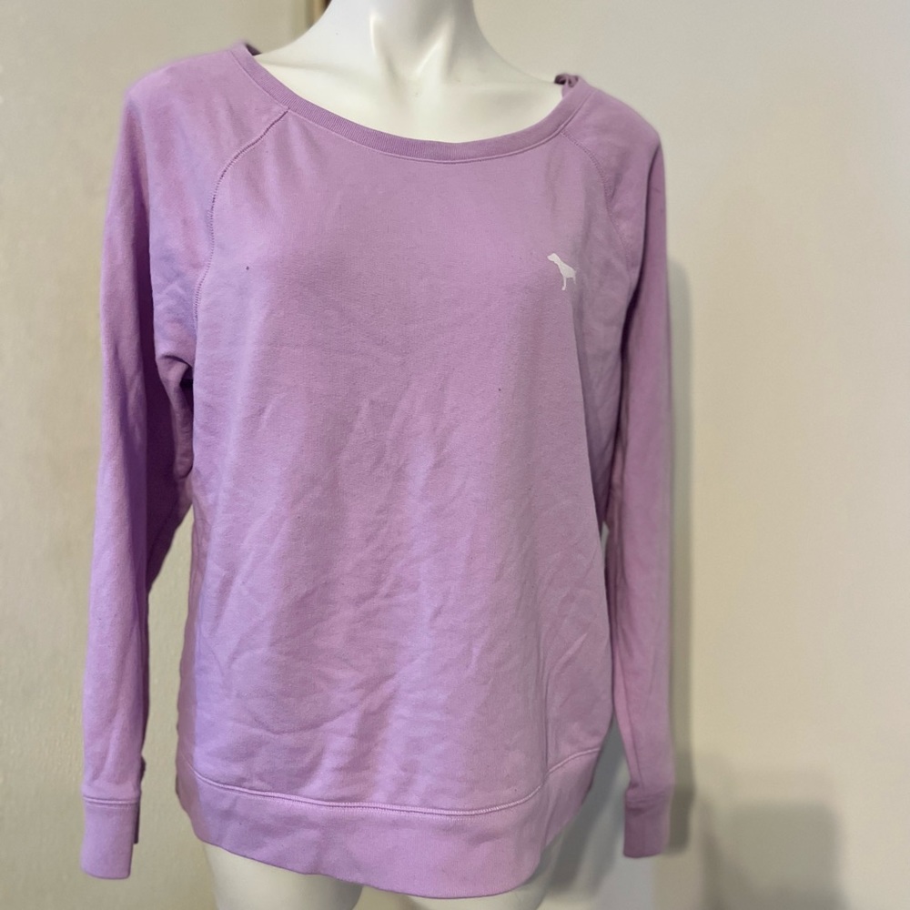🔹3/$20 SALE Victoria Secret PINK  crewneck Medium EUC